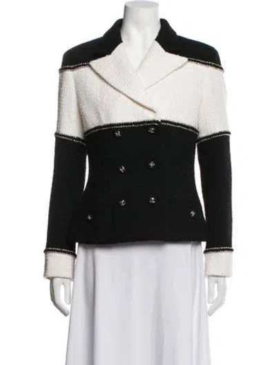 Pre-owned Chanel 2020 Metiers D'art Collection Blazer In Black