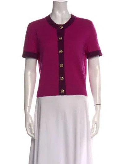 Pre-owned Chanel 2020 Metiers D'art Collection Sweater In Pink