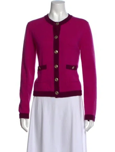 Pre-owned Chanel 2020 Metiers D'art Collection Sweater In Purple