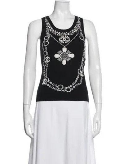 Pre-owned Chanel 2020 Metiers D'art Collection Sweater In White