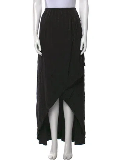 Pre-owned Chanel 2020 Midi Length Skirt In Black