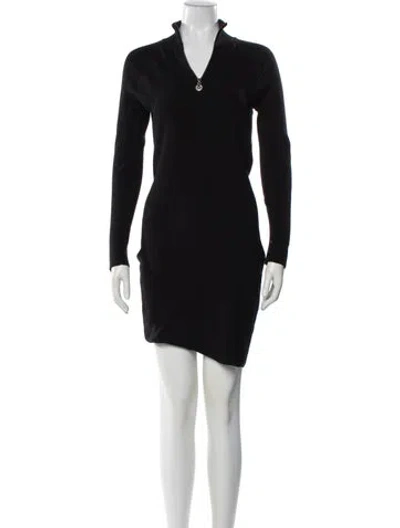 Pre-owned Chanel 2020 Mini Dress In Black
