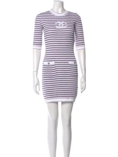 Pre-owned Chanel 2020 Mini Dress In Multi