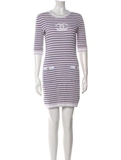 Pre-owned Chanel 2020 Mini Dress In Pink