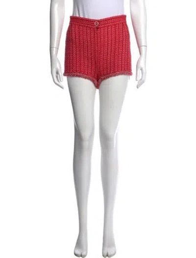 Pre-owned Chanel 2020 Mini Shorts In Pink/red