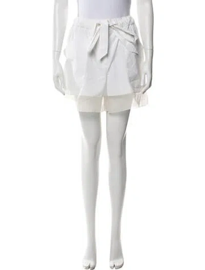 Pre-owned Chanel 2020 Mini Shorts In White