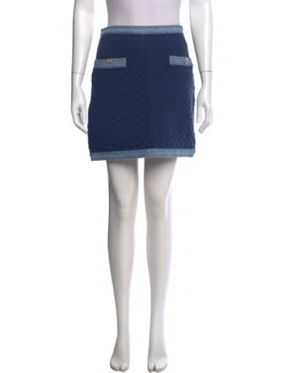 Pre-owned Chanel 2020 Mini Skirt In Blue