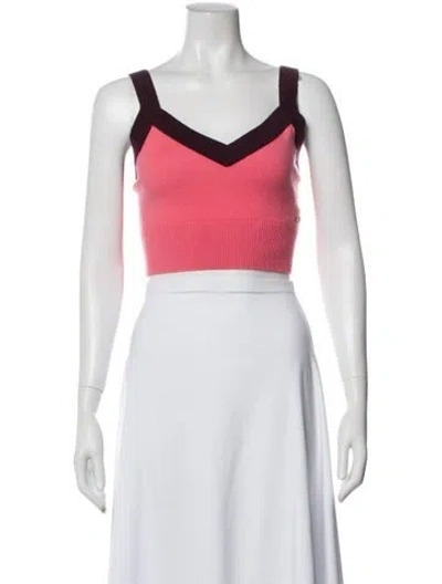 Pre-owned Chanel 2020 Paris-31 Rue Cambon Crop Top In Pink