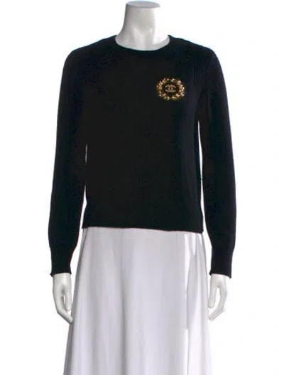 Pre-owned Chanel 2020 Paris-31 Rue Cambon Sweater In Black