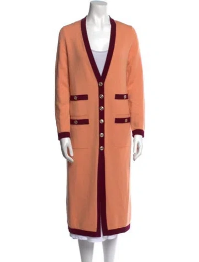 Pre-owned Chanel 2020 Paris-31 Rue Cambon Sweater In Orange