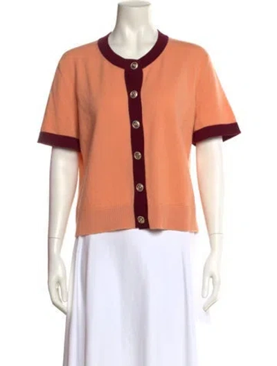 Pre-owned Chanel 2020 Paris-31 Rue Cambon Sweater In Orange