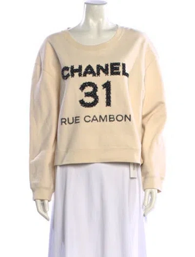 Pre-owned Chanel 2020 Paris-31 Rue Cambon Sweatshirt In Neutral