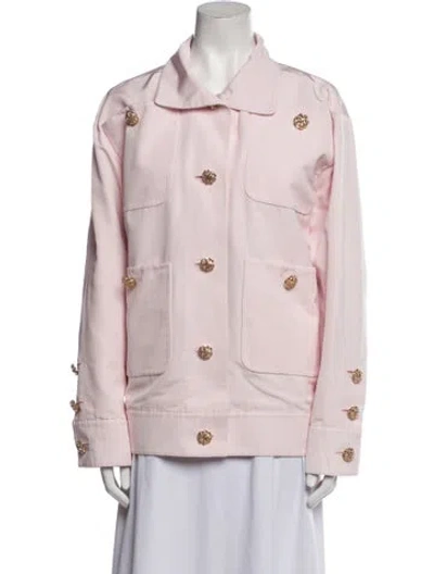 Pre-owned Chanel 2020 Paris-31 Rue Cambon Utility Jacket In Pink