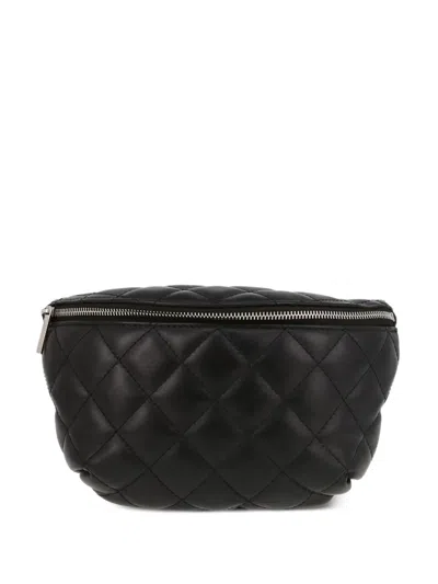 Pre-owned Chanel 2020 Pochette Belt Bag In Black