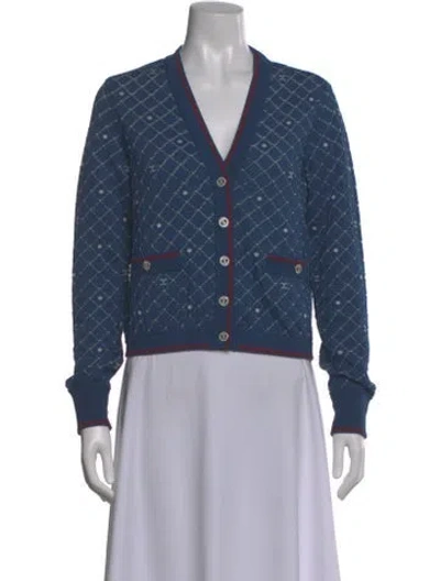 Pre-owned Chanel 2020 Printed Sweater In Multi