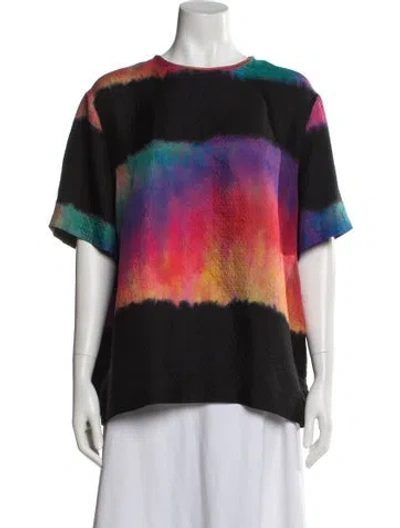 Pre-owned Chanel 2020 Silk Top In Black
