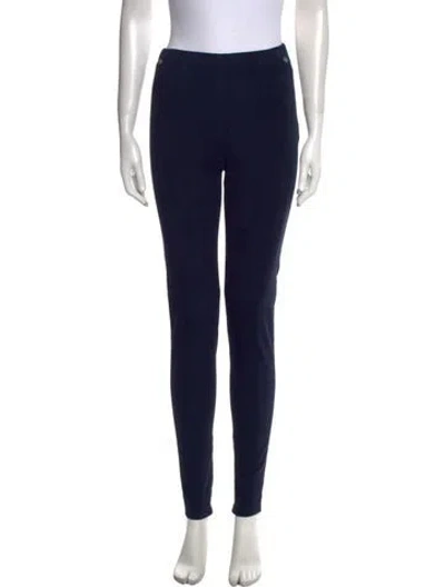 Pre-owned Chanel 2020 Skinny Leg Pants In Blue