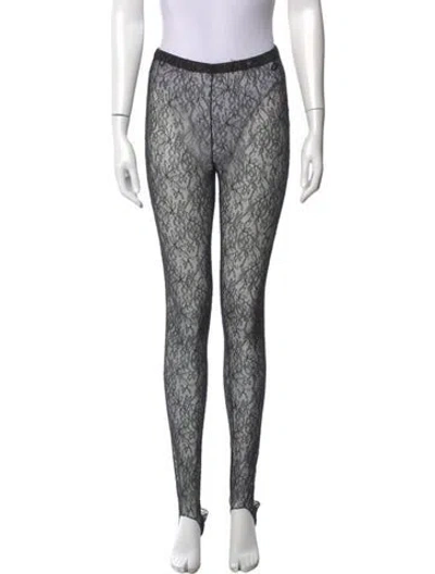 Pre-owned Chanel 2020 Skinny Leg Pants W/ Tags In Black