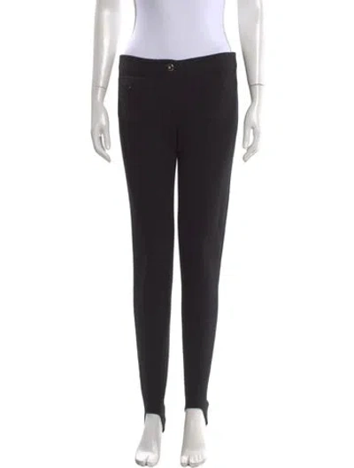 Pre-owned Chanel 2020 Skinny Leg Pants W/ Tags In Black