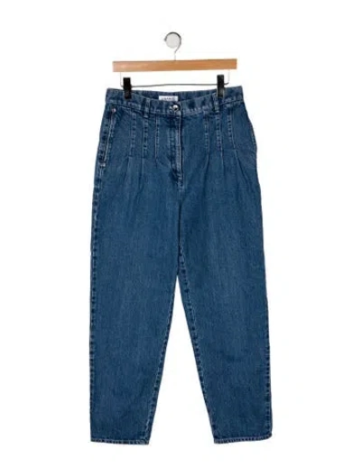 Pre-owned Chanel 2020 Straight Leg Jeans In Blue
