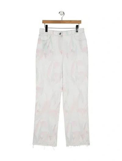 Pre-owned Chanel 2020 Straight Leg Jeans In Multi