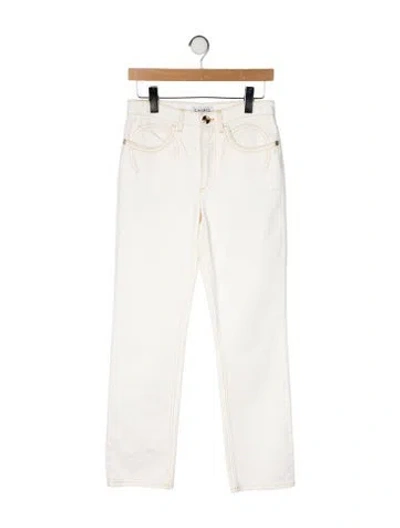 Pre-owned Chanel 2020 Straight Leg Jeans W/ Tags In Neutral