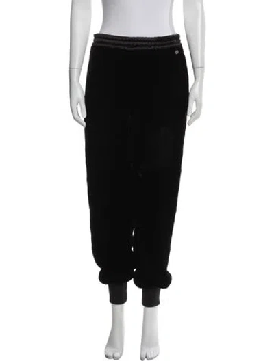 Pre-owned Chanel 2020 Sweatpants In Black