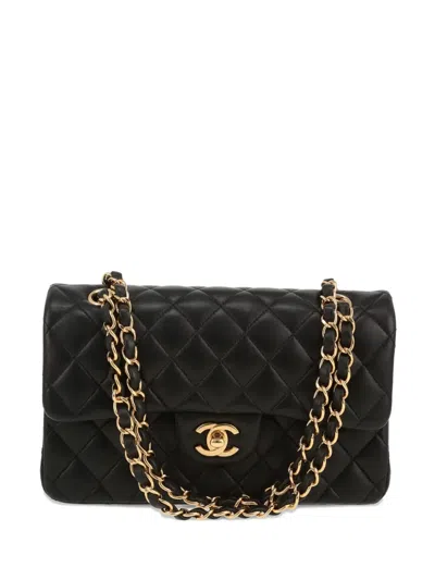 Pre-owned Chanel 2020 Timeless Petit Quilted Leather Handbag In Black