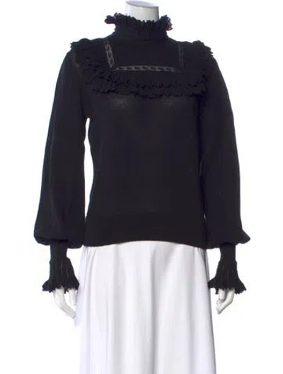 Pre-owned Chanel 2020 Turtleneck Sweater In Black