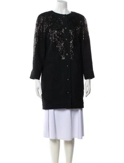 Pre-owned Chanel 2020 Tweed Coat In Multi