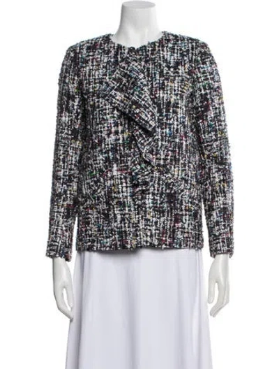 Pre-owned Chanel 2020 Tweed Pattern Jacket In Multi