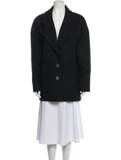 Pre-owned Chanel 2020 Tweed Pattern Jacket W/ Tags In Black