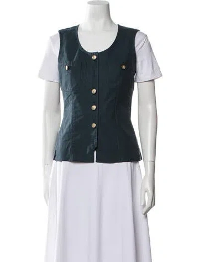 Pre-owned Chanel 2020 Vest In Blue