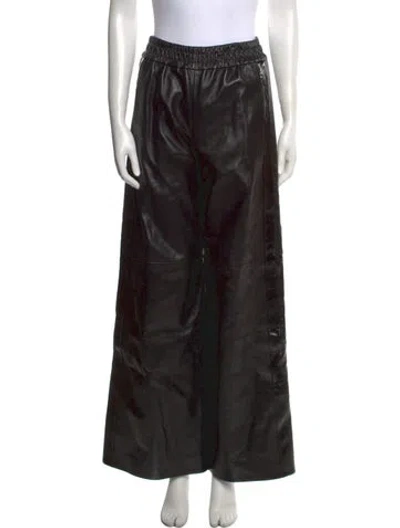 Pre-owned Chanel 2020 Wide Leg Pants In Black