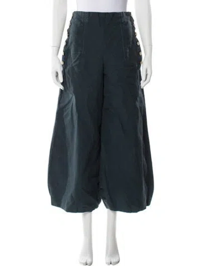 Pre-owned Chanel 2020 Wide Leg Pants In Blue