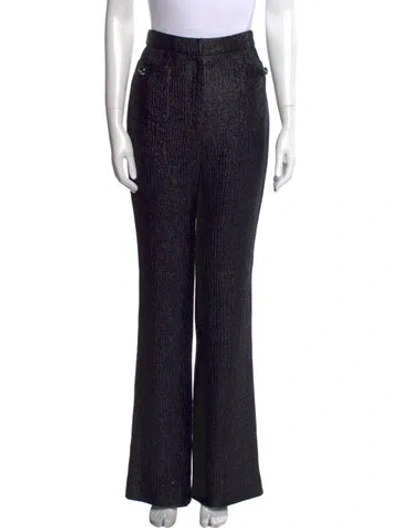 Pre-owned Chanel 2020 Wide Leg Pants In Multi