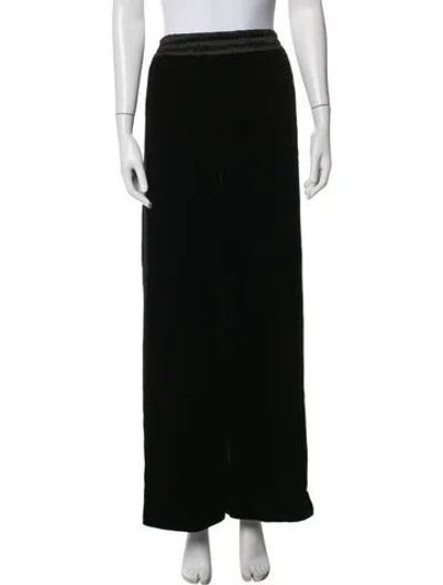 Pre-owned Chanel 2020 Wide Leg Pants W/ Tags In Black