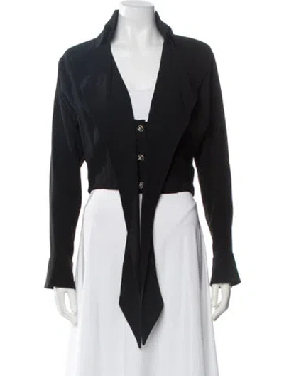 Pre-owned Chanel 2020 Wool Blazer In Black