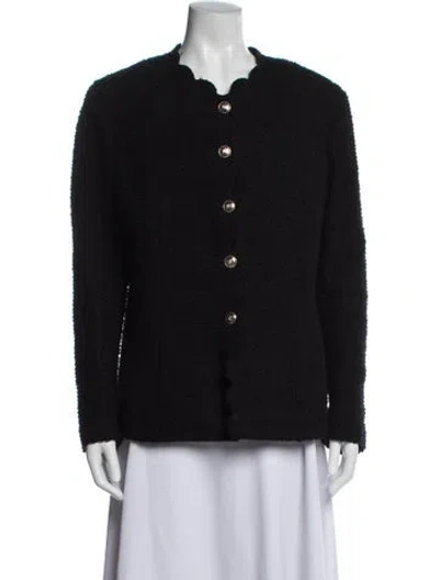 Pre-owned Chanel 2020 Wool Jacket In Black