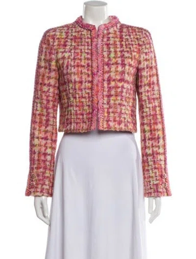 Pre-owned Chanel 2020 Wool Jacket In Pink