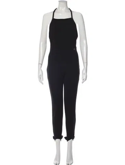 Pre-owned Chanel 2020 Wool Jumpsuit In Black