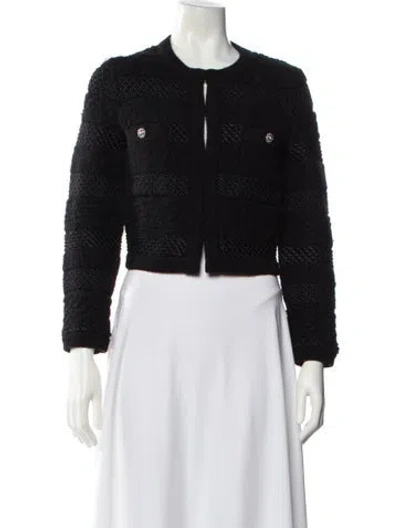 Pre-owned Chanel 2020 Wool Sweater In Black