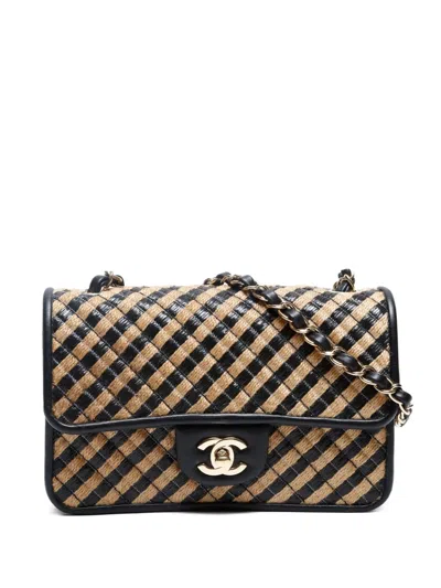 Pre-owned Chanel 2021-2022 Mini Flap Bag In Neutral