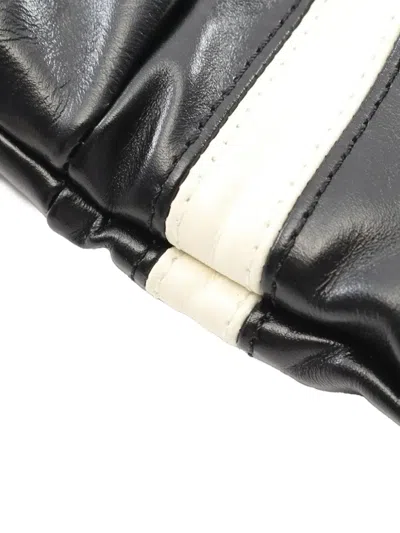 Pre-owned Chanel 2021-2025 Shiny Calfskin  22 Drawstring Backpack In Black