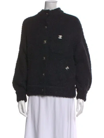 Pre-owned Chanel 2021 Alpaca Sweater In Black