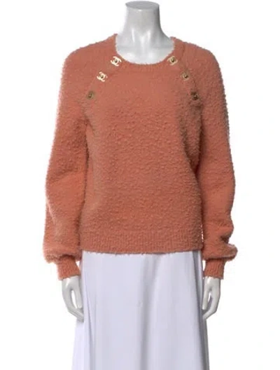 Pre-owned Chanel 2021 Alpaca Sweater In Orange
