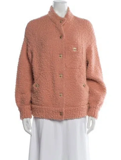 Pre-owned Chanel 2021 Alpaca Sweater In Orange
