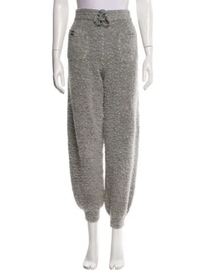 Pre-owned Chanel 2021 Alpaca Sweatpants In Gray