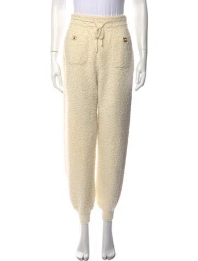Pre-owned Chanel 2021 Alpaca Sweatpants In Neutrals