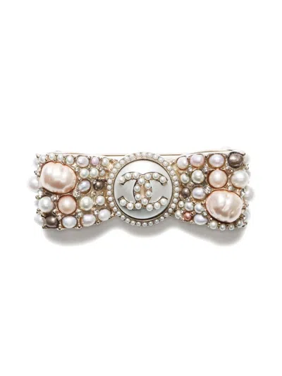 Pre-owned Chanel 2021 Bow-shaped Brooch